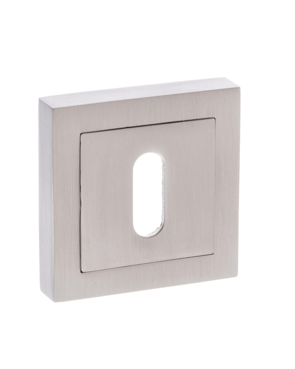 Senza Pari Key Escutcheons on Square Rose by Atlantic Hardware