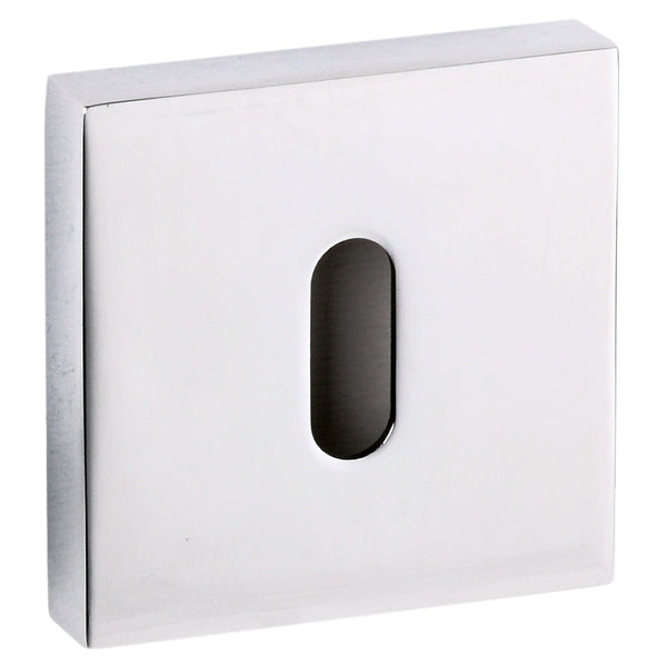 Senza Pari Key Escutcheons on Flush Square Rose by Atlantic Hardware
