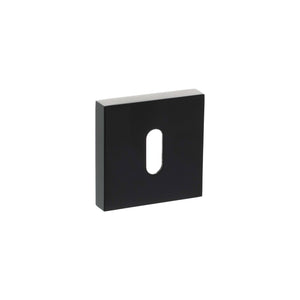 Senza Pari Key Escutcheons on Minimal Square Rose by Atlantic Hardware