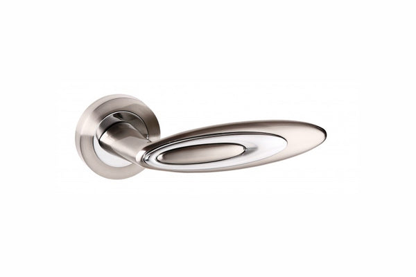 Senza Pari Elisse Lever Door Handle on Round Rose by Atlantic Hardware