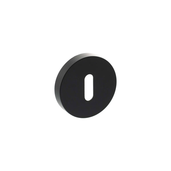 Senza Pari Key Escutcheons on Minimal Round Rose by Atlantic Hardware