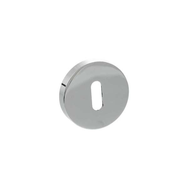 Senza Pari Key Escutcheons on Minimal Round Rose by Atlantic Hardware