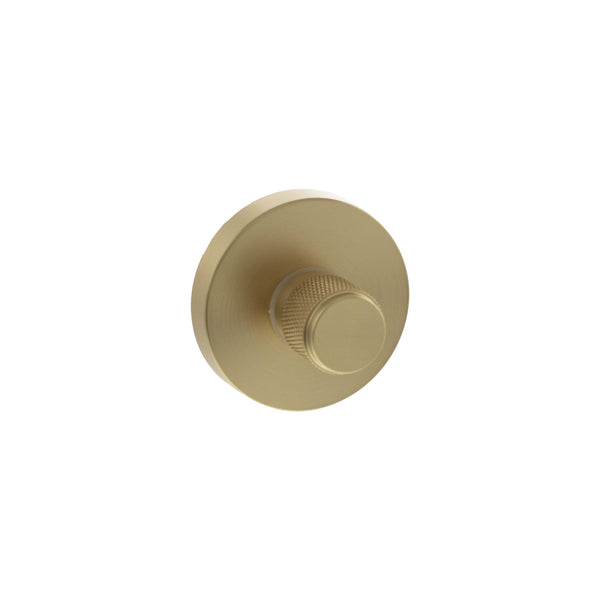 Senza Pari Knurled WC Turn and Release on Minimal Round Rose by Atlantic Hardware