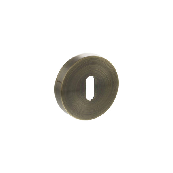 Senza Pari Key Escutcheons on Round Rose by Atlantic Hardware