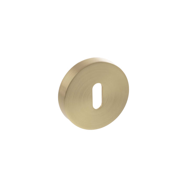 Senza Pari Key Escutcheons on Round Rose by Atlantic Hardware