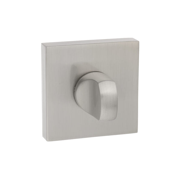Senza Pari WC Turn and Release *for use with ADBCE* on Flush Square Rose - Satin Nickel - *for use with ADBCE*