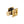 Tubular Lock with Square Privacy Turn & Release by M Marcus - Heritage Brass