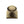 Domed Cabinet Knob with Square Backplate by M Marcus - Heritage Brass