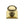 Domed Cabinet Knob with Square Backplate by M Marcus - Heritage Brass