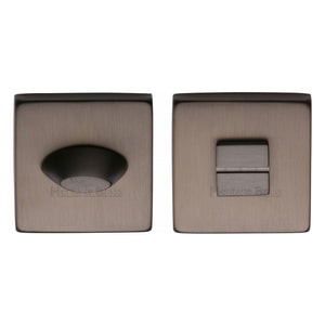 M Marcus - Heritage Brass, Square Bathroom Turn & Release - SQ4043, Escutcheons & Privacy Thumbturns, Turn & Release