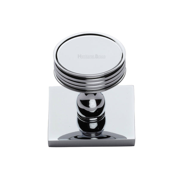 Venetian Cabinet Knob with Square Backplate