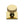 Florence Knurled Cabinet Knob with Square Backplate by M Marcus - Heritage Brass