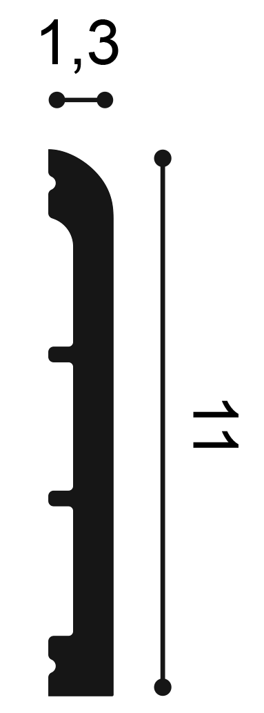 SX184F Orac Flexible Cornice Moulding