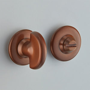 Croft Ironmongery, Shell Turn & Release on Arc Covered Rose-2267, Escutcheons & Privacy Thumbturns, Thumbturn & Release