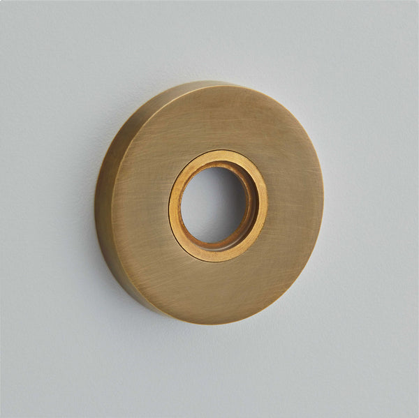 Croft - Plain Round Rose - Sprung 210S by Croft Ironmongery