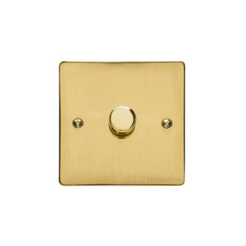 Elite Flat Plate Range Matt Bronze Switches & Sockets, T09 - 1G Multi Location Primary Dimmer by Heritage Brass By M-Marcus