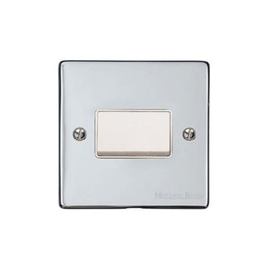 Elite Flat Plate Range Polished Chrome Switches & Sockets, T02 - 6A Triple Pole Fan Isolator Switch by Heritage Brass By M-Marcus