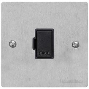 Elite Flat Plate Range - Satin Chrome - Unswitched Spur (13 Amp)