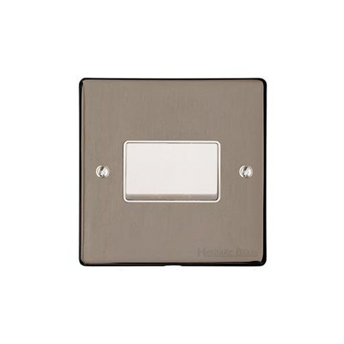 Elite Flat Plate Range Satin Nickel Switches & Sockets, T05 - 6A Triple Pole Fan Isolator Switch by Heritage Brass By M-Marcus