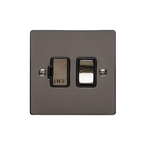 Elite Flat Plate Range-Black Nickel-Switched Spur (13 Amp)
