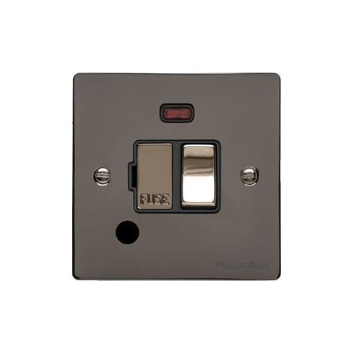 Elite Flat Plate Range-Black Nickel-Switched Spur with Neon + Cord (13 Amp)