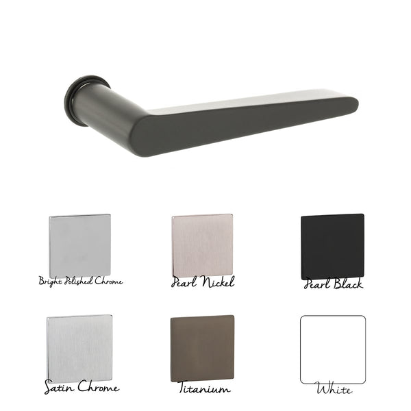 Tupai Rapido 5S Line Torrao Lever Door Handle on Concealed Round Rose - additional image
