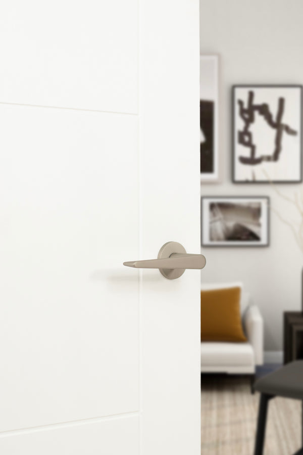 Tupai Rapido 5S Line Torrao Lever Door Handle on 5mm Slimline Round Rose - additional image