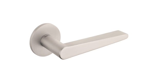 Tupai Rapido 5S Line Torrao Lever Door Handle on 5mm Slimline Round Rose by Atlantic Hardware