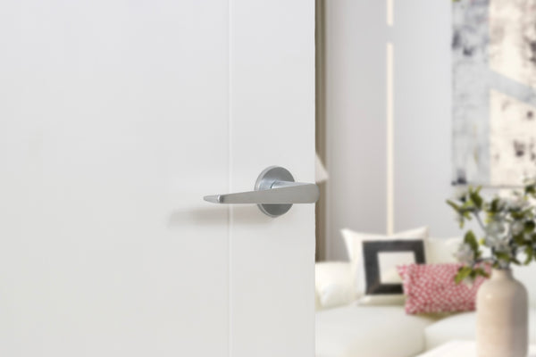 Tupai Rapido 5S Line Torrao Lever Door Handle on 5mm Slimline Round Rose - additional image