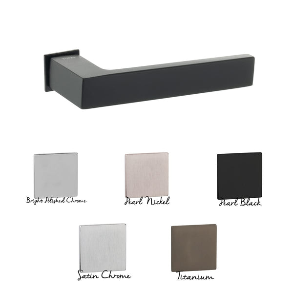Tupai Rapido RetaLine Rillo Lever Door Handle on Concealed Square Rose - additional image