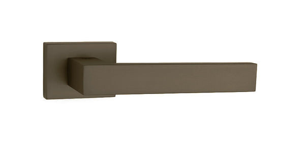 Tupai Rapido RetaLine Rillo Lever Door Handle on Long Rose by Atlantic Hardware