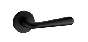 Tupai Rapido CurvaLine Adra Lever Door Handle on Round Rose by Atlantic Hardware