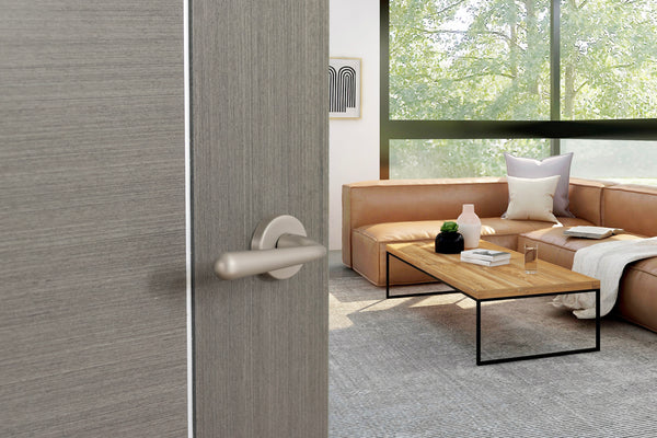 Tupai Rapido CurvaLine Adra Lever Door Handle on Round Rose - additional image