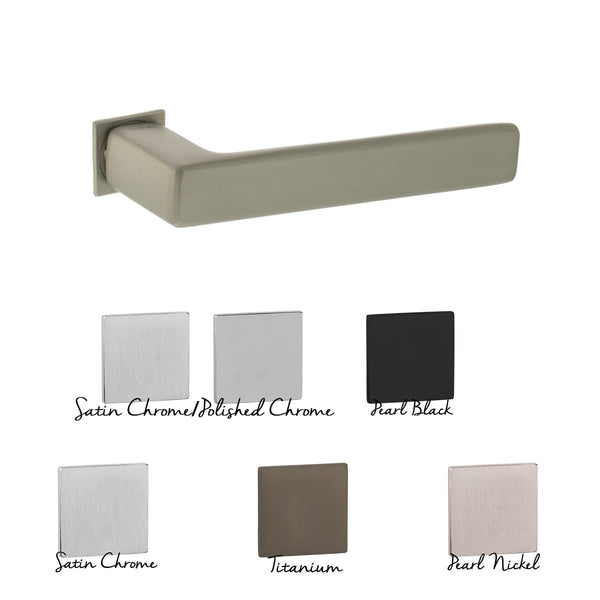Tupai Rapido 5S Line Portel Lever Door Handle on Concealed Square Rose - additional image