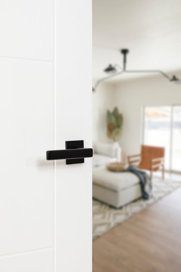Tupai Rapido 5S Line Portel Lever Door Handle on 5mm Slimline Square Rose - additional image
