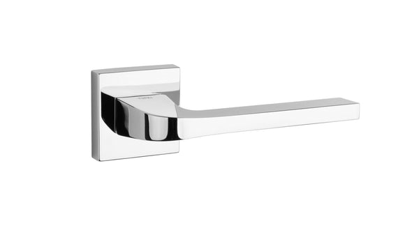 Tupai Rapido CurvaLine Valbona Lever Door Handle on Square Rose by Atlantic Hardware