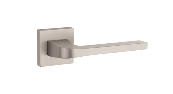 Tupai Rapido CurvaLine Valbona Lever Door Handle on Square Rose by Atlantic Hardware