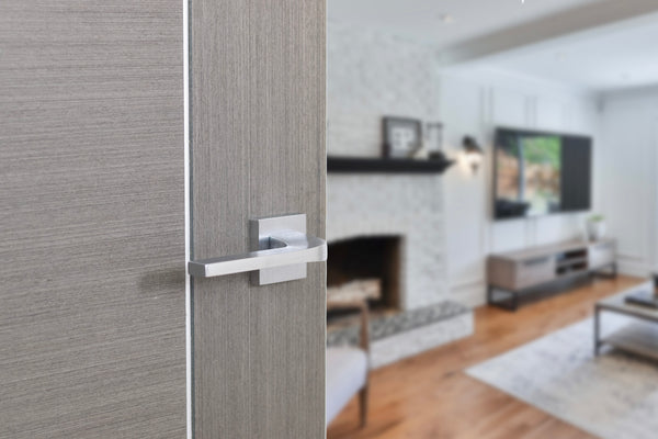 Tupai Rapido CurvaLine Valbona Lever Door Handle on Square Rose - additional image
