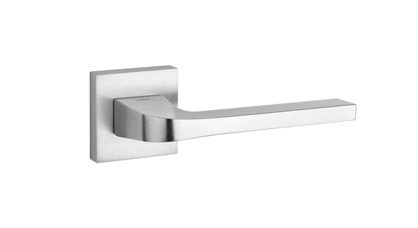 Tupai Rapido CurvaLine Valbona Lever Door Handle on Square Rose by Atlantic Hardware