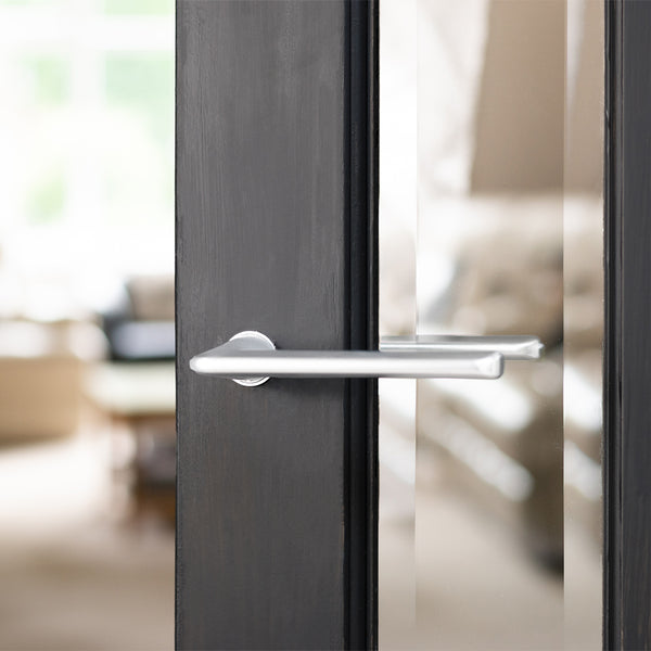 Tupai Rapido 5S Line Tavira Lever Door Handle on Concealed Round Rose