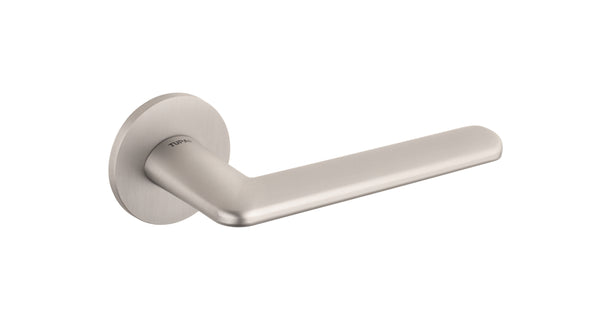 Tupai Rapido 5S Line Tavira Lever Door Handle on 5mm Slimline Round Rose by Atlantic Hardware