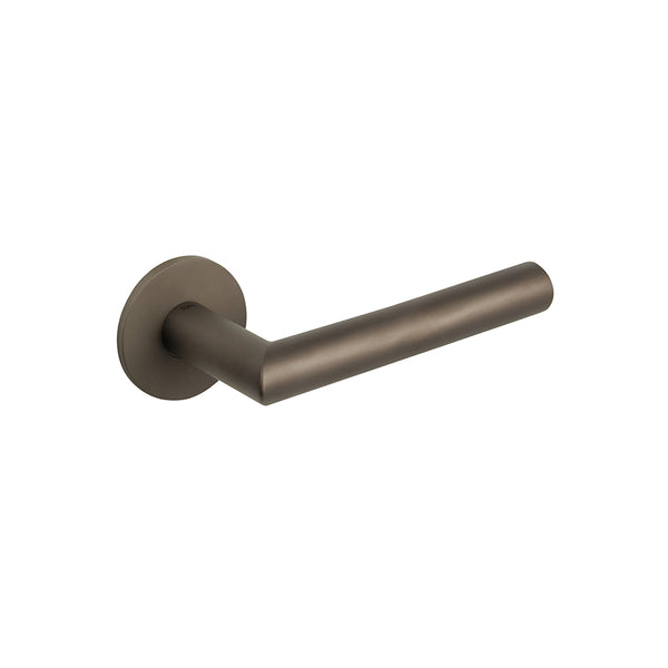 Tupai Rapido 5S Covela Lever Door Handle on 5mm Slimline Round Rose - Titanium