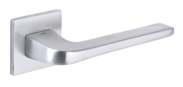 Tupai Rapido 5S Line Canha Lever Door Handle on 5mm Slimline Square Rose by Atlantic Hardware