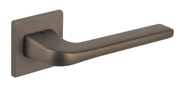 Tupai Rapido 5S Line Canha Lever Door Handle on 5mm Slimline Square Rose by Atlantic Hardware