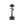 Tudor Cabin Hook Black Iron by M Marcus - Heritage Brass