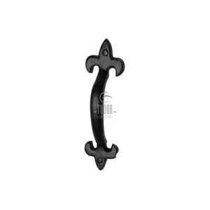 Fleur De Lys Door Pull Handle by M Marcus - Heritage Brass