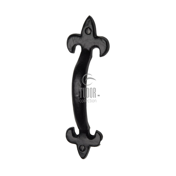 M Marcus - Heritage Brass, Fleur De Lys Door Pull Handle, Door Pull Handles, Door Pull Handles