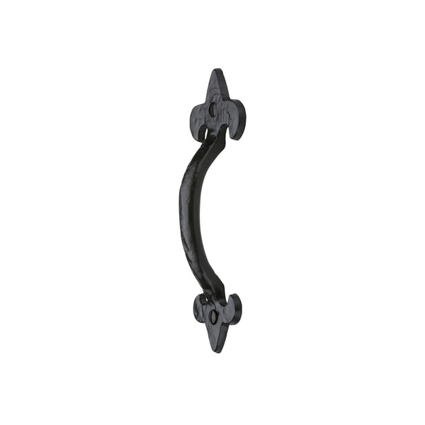 Fleur De Lys Door Pull Handle by M Marcus - Heritage Brass