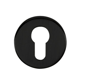 Tupai Rapido CurvaLine Euro Escutcheons on Round Rose by Atlantic Hardware