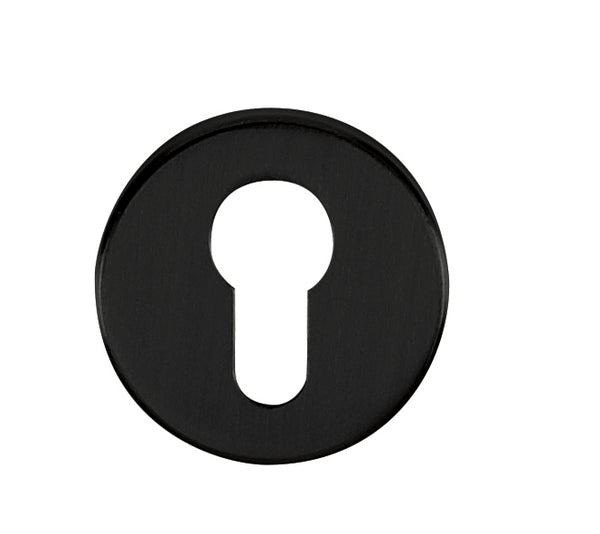 Tupai Rapido CurvaLine Euro Escutcheons on Round Rose by Atlantic Hardware